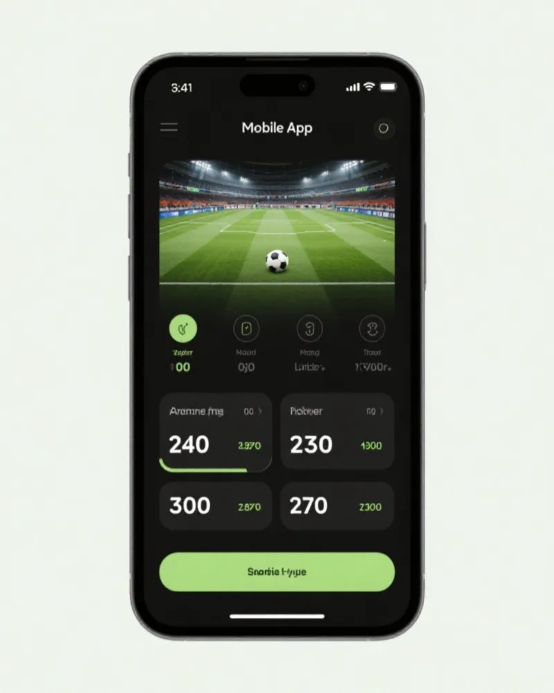 智能竞猜App界面